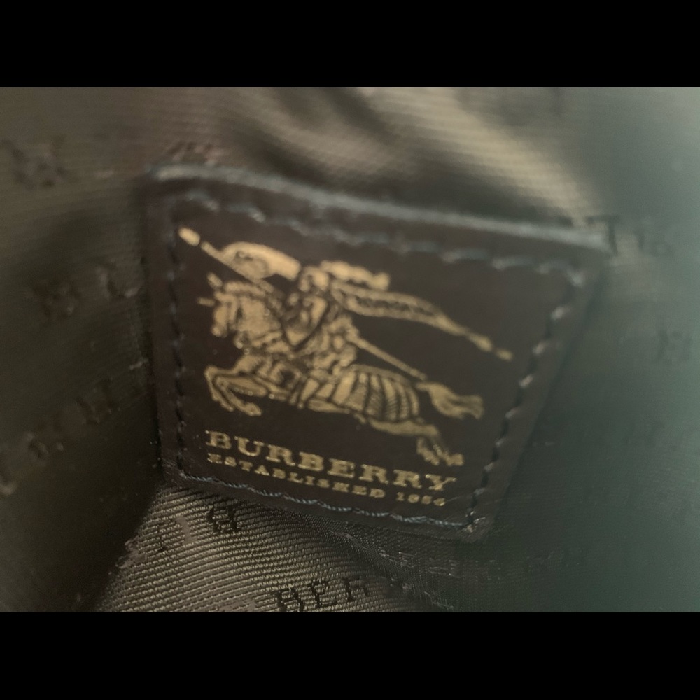 Burberry Haymarket Check Medium Cosmetic Bag - Picture 6 of 7